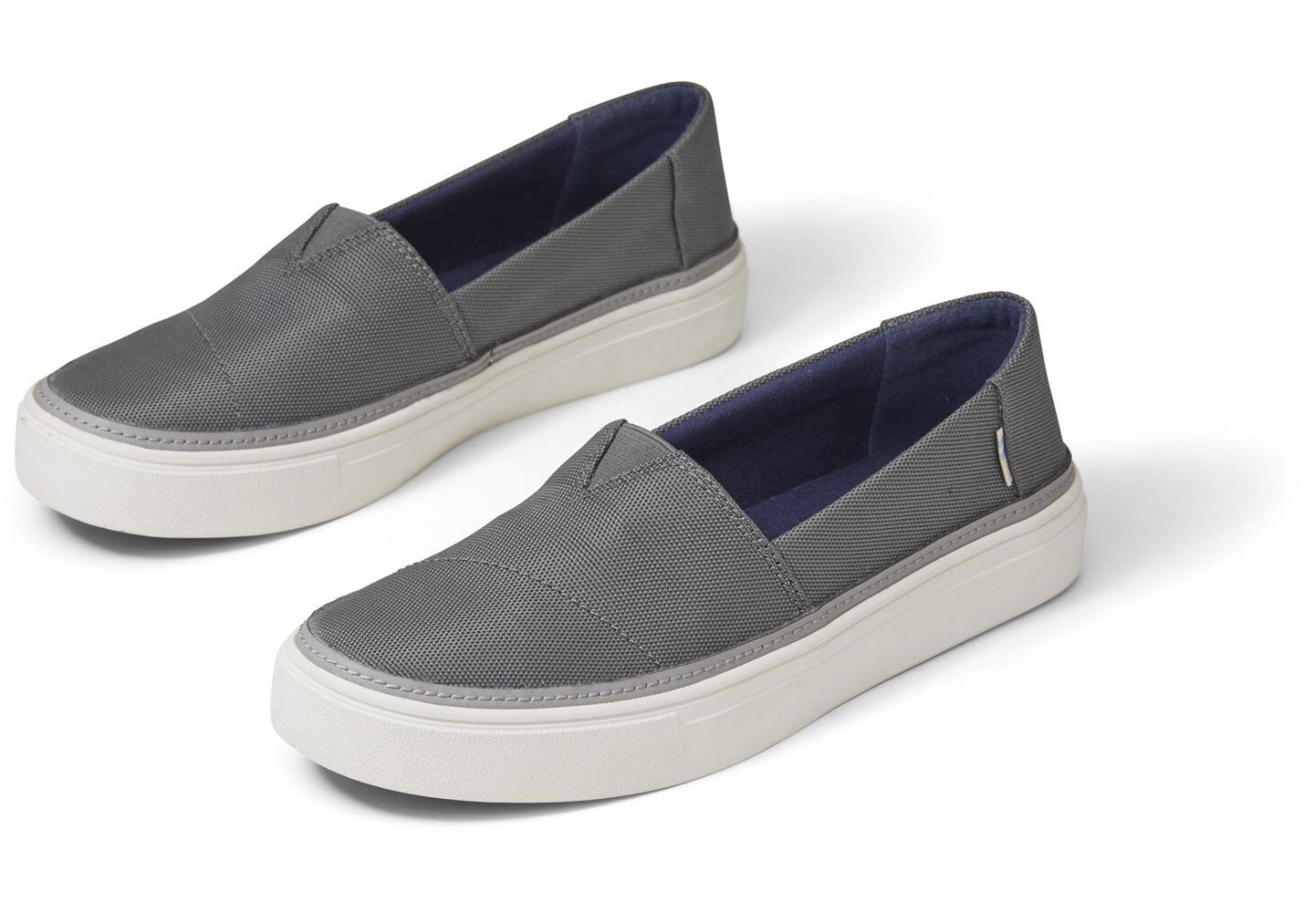 Toms Slip On Damskie Jasny Szare - Parker - 38NTXJFCO